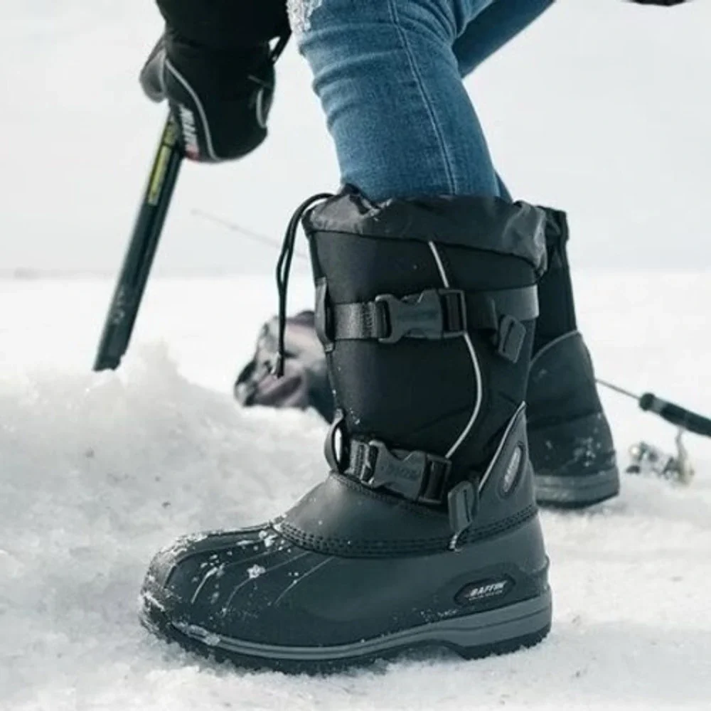 Baffin Polar Proven Black Winter Snow Boots Mens Size 7 Buckle Insulated‎ NEW